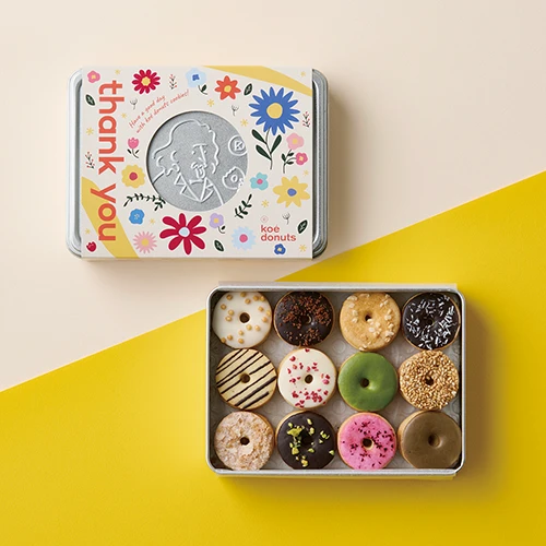 koe donutsクッキー缶